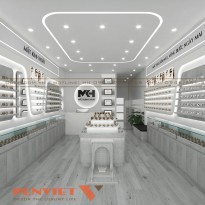 Thiết kế cửa hàng mắt kính Hoài tại An Giang